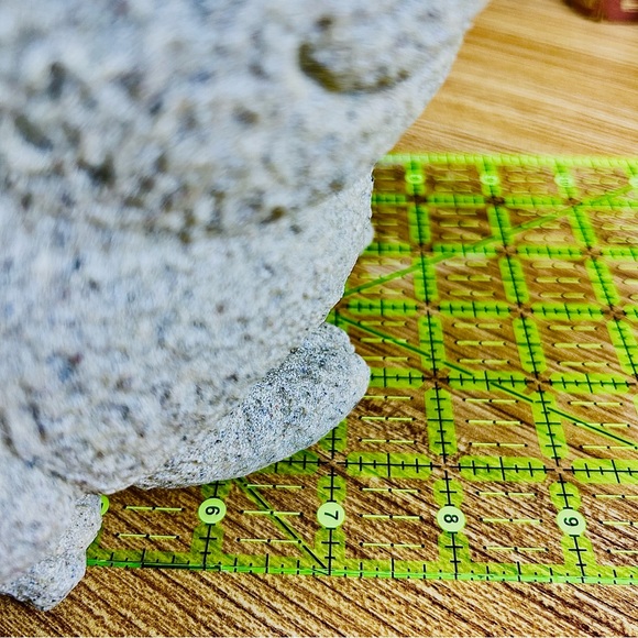 Vintage Large Fat Cat Sculpture Stone-Textured Folk Art Figurine Whimsical - Picture 14 of 15